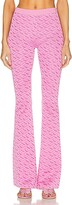 Thumbnail for your product : Versace Jacquard Pant in Pink