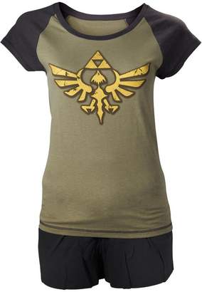 Nintendo Bioworld - Zelda - Short + T-shirt logo Zelda - Taille S - 8718526040517