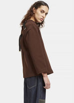 Thumbnail for your product : Marni Women’s Oversized Crimplene Open Back Sweater in Brown