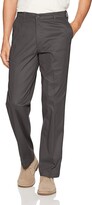 Thumbnail for your product : Lee Men's Total Freedom Stretch Straight Fit Flat Front Pant (Charcoal) Men's Clothing