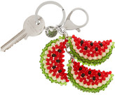 Thumbnail for your product : House of Holland Beaded watermelon keychain