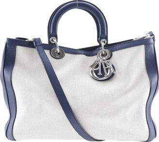 Christian Dior 2003 Navy Diorissimo Mini Duffle Bag · INTO