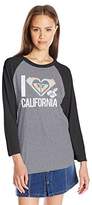 Thumbnail for your product : Roxy Juniors Love Paradise California 3/4 Sleeve Tee