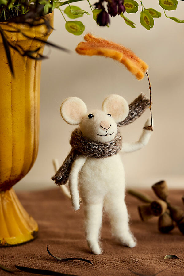 Fall Foliage Mouse Felt Critter at Terrain