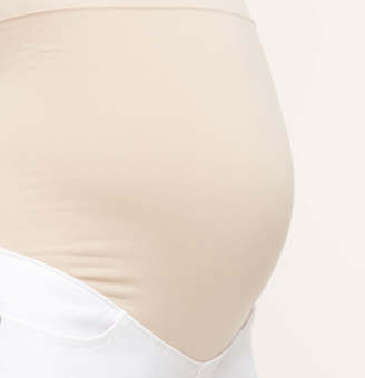 LOFT Petite Maternity Skinny Ankle Jeans in White