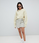 Thumbnail for your product : Weekday Tie Front Mini Skirt