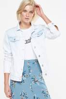 Thumbnail for your product : Cotton On Boyfriend Trucker Embroidered Denim Jacket