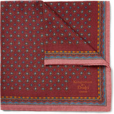 Thumbnail for your product : Drakes Kingsman Paisley Wool and Silk-Blend Pocket Square