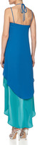 Thumbnail for your product : Max & Cleo Sleeveless Double Tiered High-Low Dress, Peacock Teal