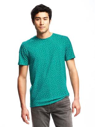 Old Navy Patterned Crew-Neck Tee for Men