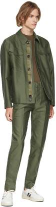 Tom Ford Green Compact Military Jacket