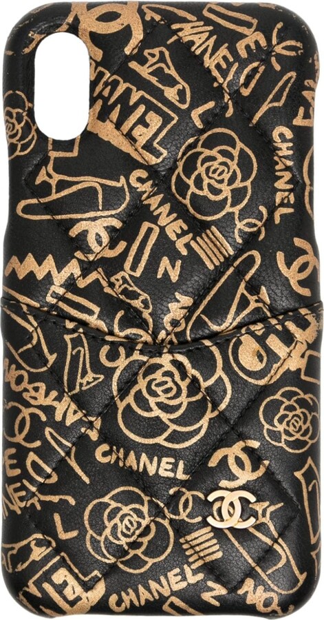 Chanel Classic Phone Case Pouch Quilted Caviar - ShopStyle Tech
