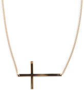 Thumbnail for your product : Jennifer Zeuner Jewelry Large Horizontal Cross Necklace