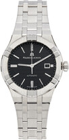 Thumbnail for your product : Maurice Lacroix Silver & Blue Aikon Automatic Watch