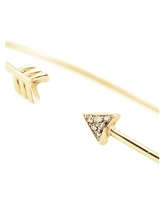 Thumbnail for your product : Campise White Diamond Arrow Cuff