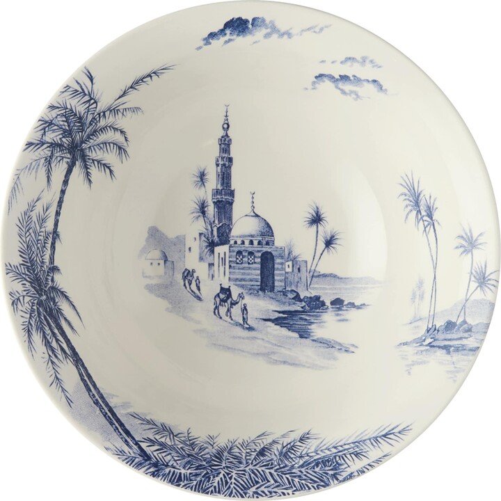 Gien Set of 4 Ceramic Dépareillé Cereal Bowls