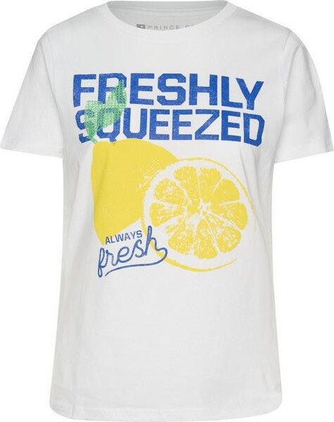 PRINCE PETER COLLECTION Women's Freshley Squeezed T-Shirt XSmall White