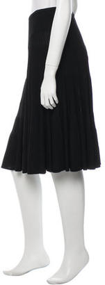 Alaia Knit Midi Skirt