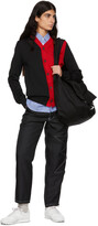 Thumbnail for your product : Comme des Garçons Shirt Black & Red Contrast Cardigan