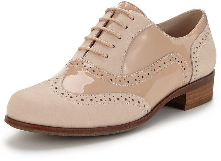 clarks patent brogues