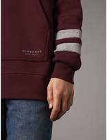 Thumbnail for your product : Burberry Bold Stripe Detail Oversize Hooded Sweatshirt