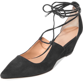 Thumbnail for your product : Sigerson Morrison Wynne Lace Up Wedge Pumps