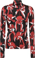 Thumbnail for your product : Boutique Moschino High-neck Slim Fit Printed Top