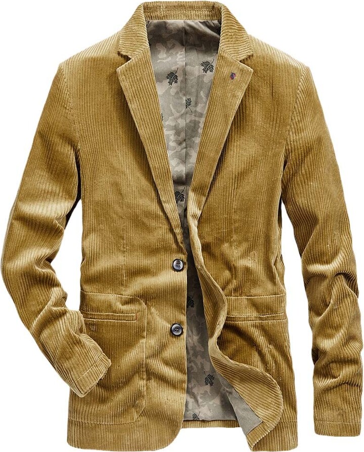 Nemopter Men's Blazer Suit Jacket Slim Fit One Button Jacket