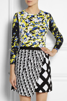 Thumbnail for your product : Peter Pilotto for Target Printed cotton-blend jersey top