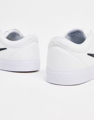 nike sb white charge trainers