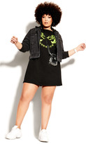 Thumbnail for your product : City Chic Honour Dress - neon print