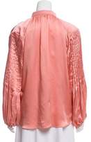 Thumbnail for your product : Apiece Apart Silk Patterned Blouse
