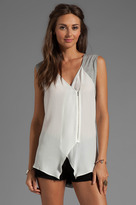 Thumbnail for your product : Tracy Reese Soft Solids Combo Blouse