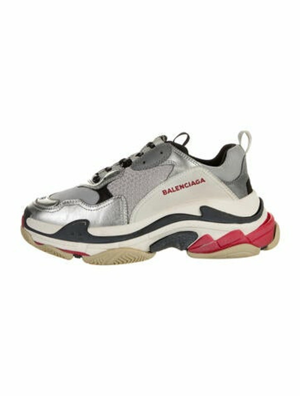 balenciaga sneakers silver