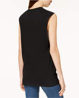Thumbnail for your product : Hybrid Juniors' Cotton Stitch Graphic Muscle T-Shirt