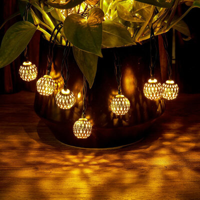 The Holiday Aisle Kastyn 60 - Bulb 432'' Solar Powered Globe String Light