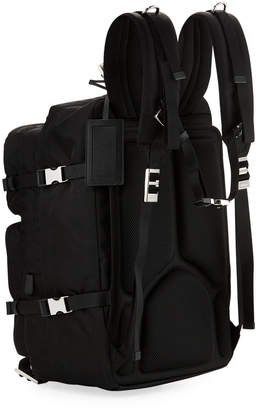 Prada Multi-Pocket Nylon Backpack