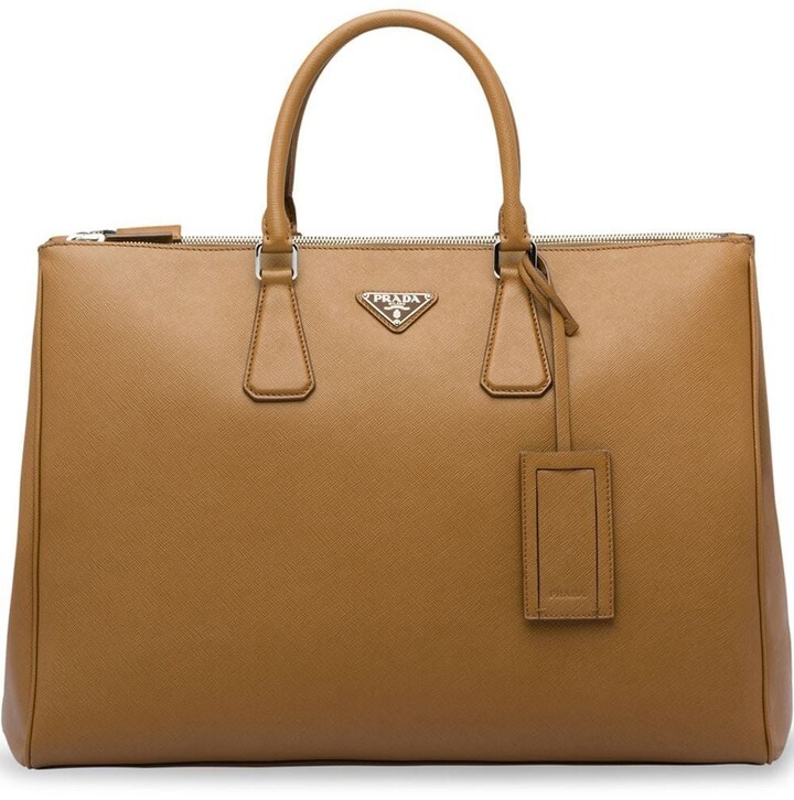 Prada Saffiano leather tote bag - ShopStyle