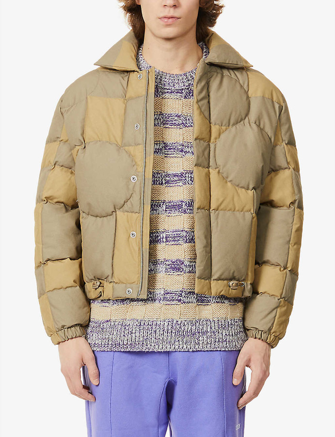 canvas down bomber jacket