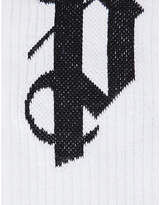 Thumbnail for your product : Palm Angels Monogram cotton-blend socks