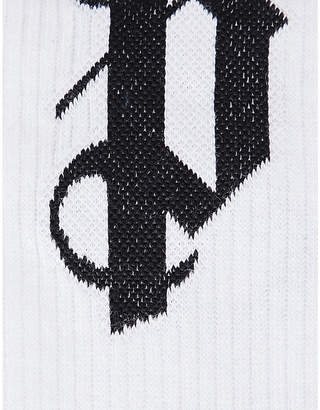 Palm Angels Monogram cotton-blend socks