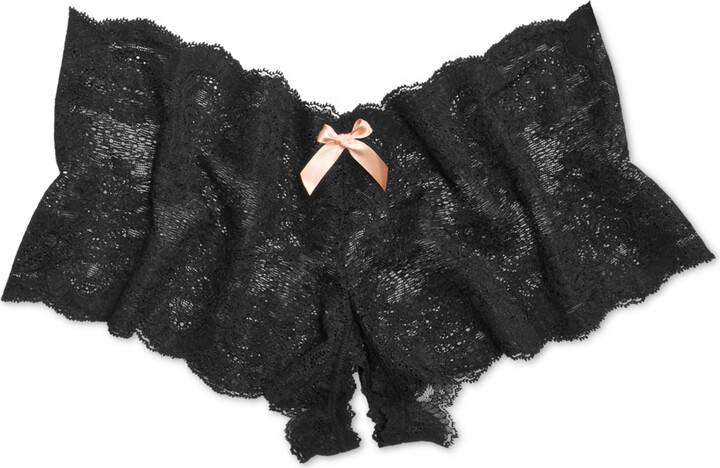 Hanky Panky After Midnight Peek-a-Boo Crotchless Brief 972701 - ShopStyle  Panties