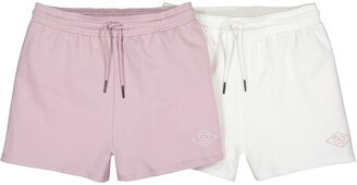 La Redoute Collections Pack Of 2 Shorts In Cotton Mix, 10-18 Years