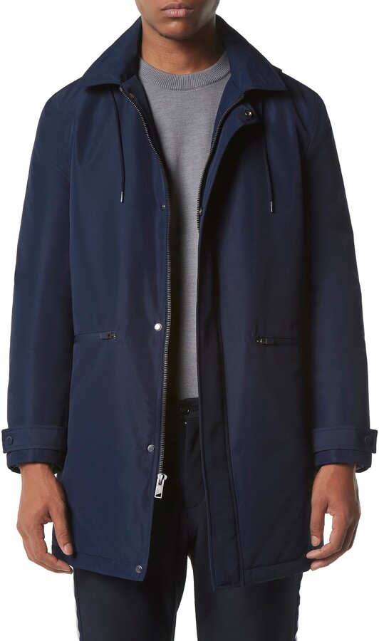 Andrew Marc Merrimack Water Resistant Jacket with Removable Hood