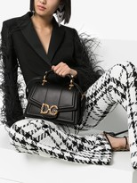 Thumbnail for your product : Dolce & Gabbana black Amore leather cross body bag