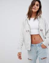 Thumbnail for your product : Abercrombie & Fitch zip thru hoodie with New York logo