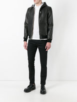 Thumbnail for your product : Alexander McQueen hooded bomber jacket