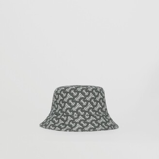 Burberry Monogram Print Cotton Bucket Hat