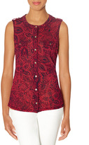 Thumbnail for your product : The Limited Printed Mesh Sleeveless Layering Top