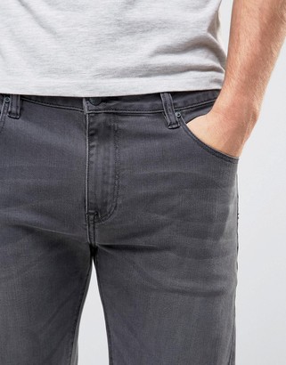 ASOS Stretch Slim Jeans In Mid Grey